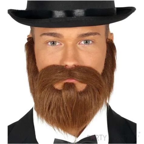 broda party wasy i broda brazowy guirca