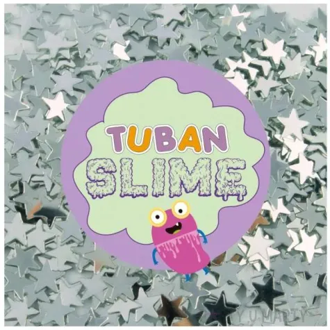 brokat gwiazdki classic srebrny 5g tuban