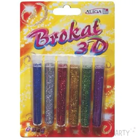 brokat sypki classic 3d mix aliga 6 szt