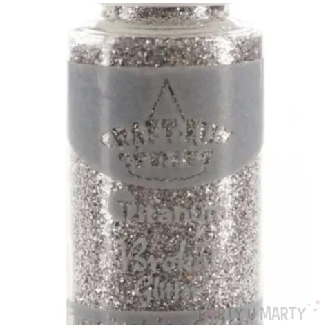 brokat sypki classic w butelce srebrny 20 ml titanum