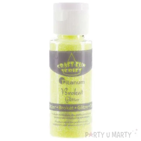 brokat sypki classic w butelce zolty neonowy 20 ml titanum