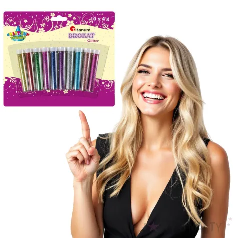 brokat sypki classic zestaw laserowy mix titanum 4 g 10 szt