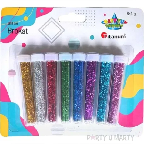 brokat sypki metallic w fiolce titanum mix 4 g 8 szt