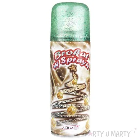 brokat w sprayu classic aliga zielony 250 ml