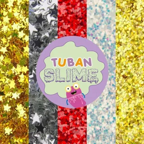 brokaty slime gwiezdne niebo mix kolorow i ksztaltow tuban 5x5g