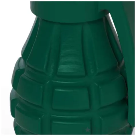 bron granat reczny odkrecany zielony