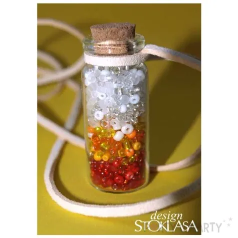 buteleczka szklana 20x40 mm z korkiem