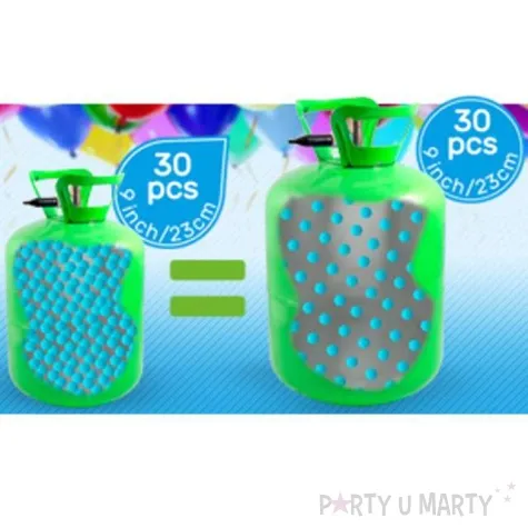 butla jednorazowa z helem balonowym 0 25m3 balony folat