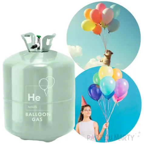 butla jednorazowa z helem classic 100 mietowy partydeco