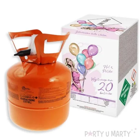 butla jednorazowa z helem classic 20 godan