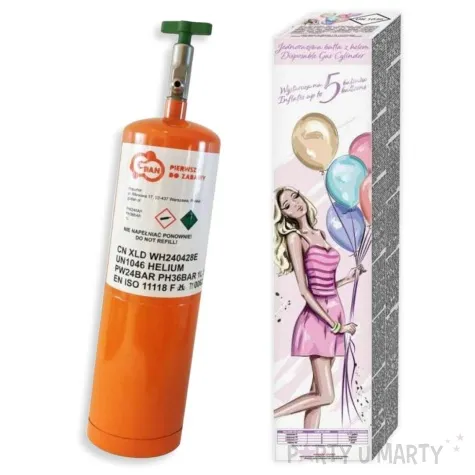 butla jednorazowa z helem classic 5 godan