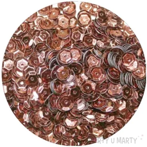 cekiny classic holo brazowe 8 mm 10 g aliga