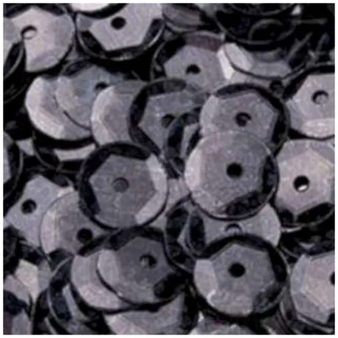 cekiny classic holo czarne 6 mm 10 g brewis