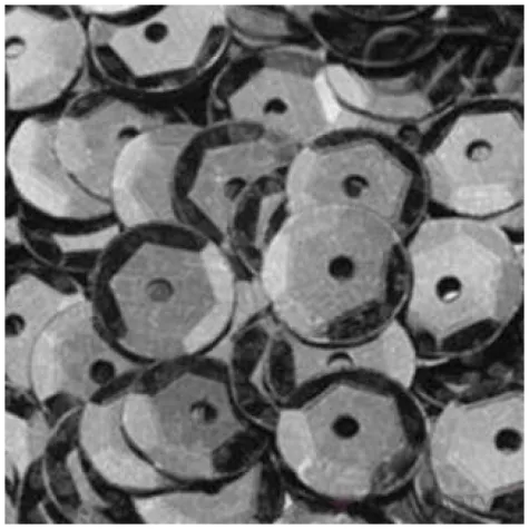 cekiny classic holo czarne 8 mm 10 g aliga