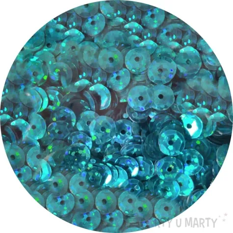 cekiny classic holo fioletowe jasne 6 mm 10 g brewis