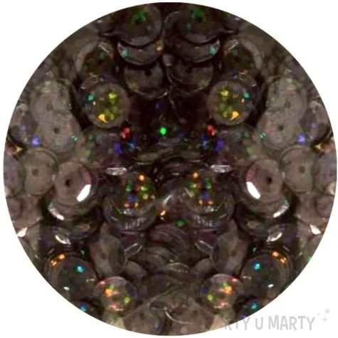 cekiny classic holo grafitowe 8 mm 10 g brewis