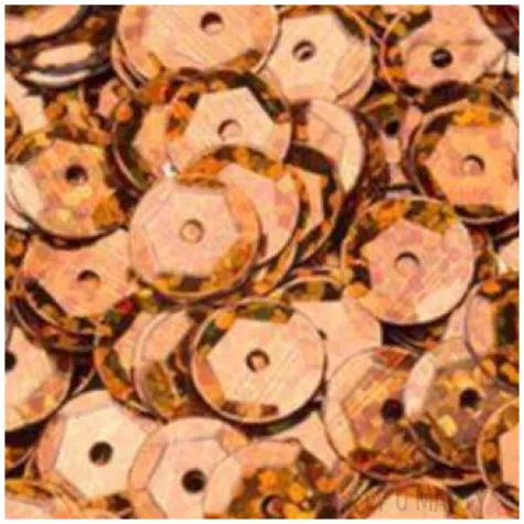 cekiny classic holo miedziane 6 mm 10 g brewis