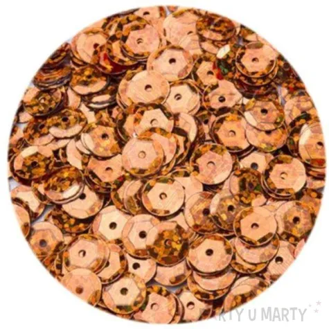 cekiny classic holo miedziane 8 mm 10 g brewis