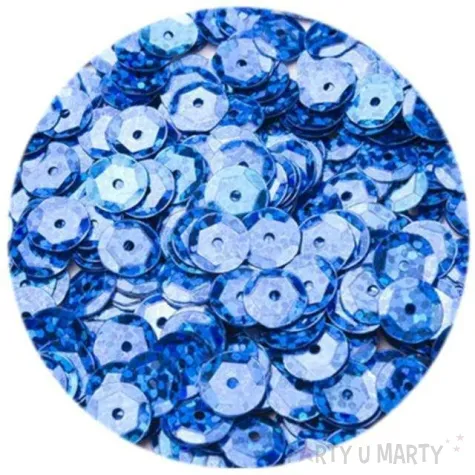 cekiny classic holo niebieskie 8 mm 10 g brewis