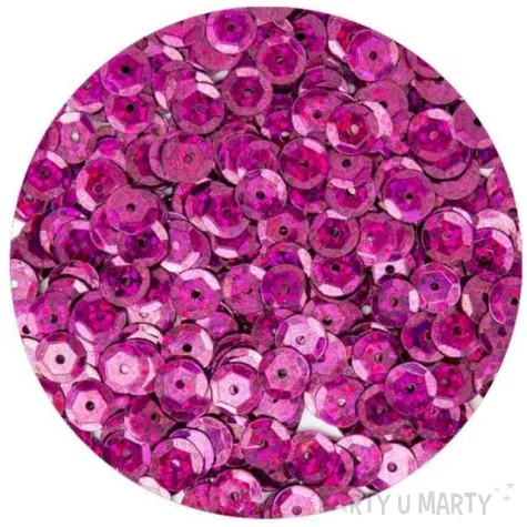 cekiny classic holo rozowe 6 mm 10 g brewis