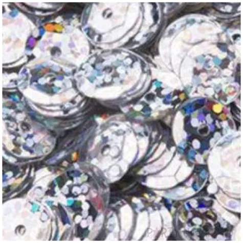 cekiny classic holo srebrne 8 mm 10 g aliga