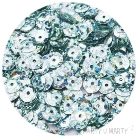 cekiny classic holo srebrne zimne 6 mm 12 g czakos