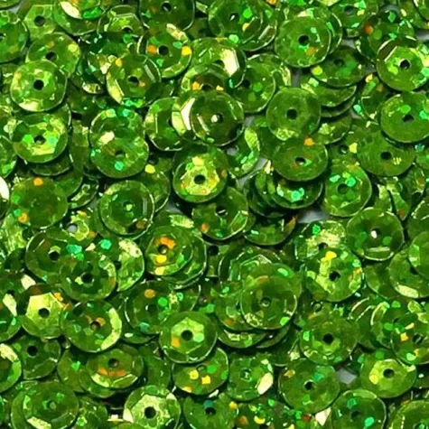 cekiny classic holo zielone oliwkowe 6 mm 15 g dekoracjepolska