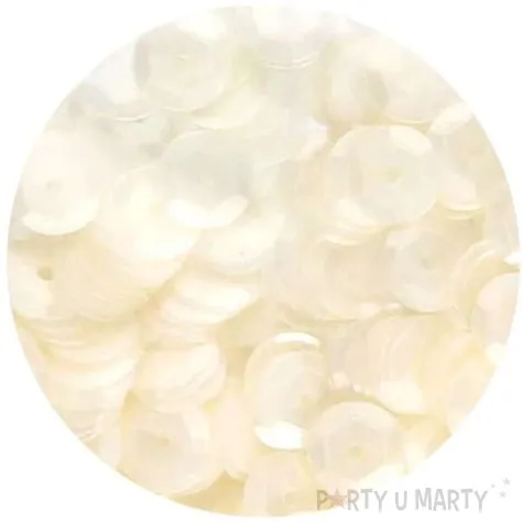 cekiny classic matowe biale 8 mm brewis 10 g