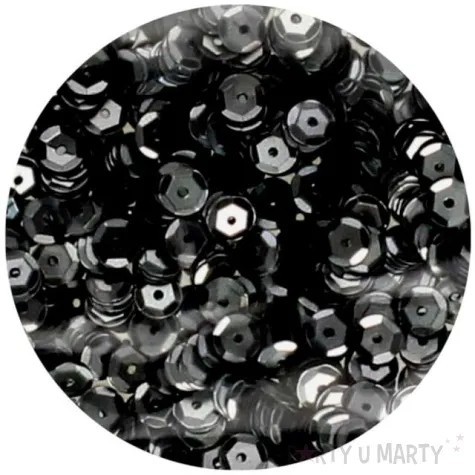 cekiny classic matowe czarne 6 mm brewis 10 g