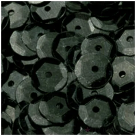 cekiny classic metalic czarne 8 mm 10 g aliga