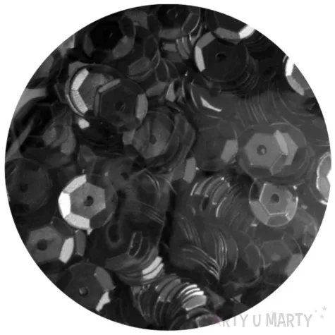 cekiny classic metalic czarny 8 mm 10 g brewis