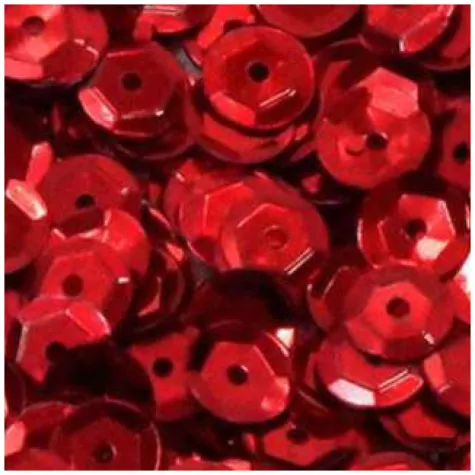 cekiny classic metalic czerwone 8 mm 10 g aliga