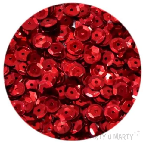 cekiny classic metalic czerwony 8 mm 10 g brewis