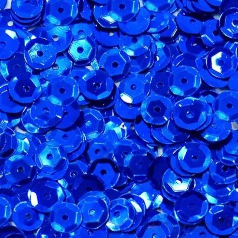 cekiny classic metalic niebieskie 6 mm 15 g dekoracjepolska