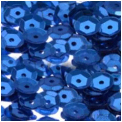 cekiny classic metalic niebieskie 8 mm 10 g aliga