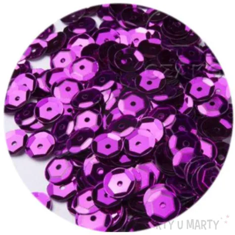 cekiny classic metalic purpurowe 6 mm 12 g czakos