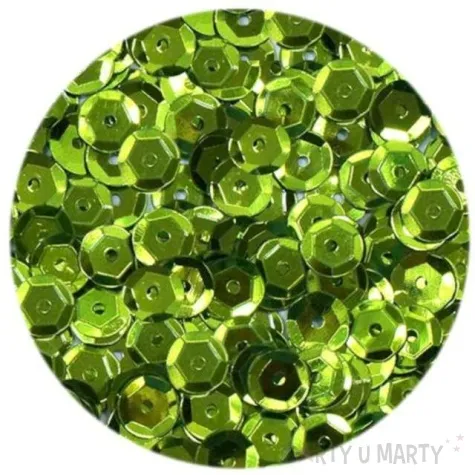 cekiny classic metalic zielony jasny 8 mm 10 g brewis