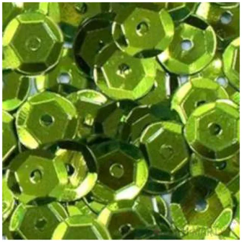 cekiny classic metalic zielony jasny 8 mm 10 g brewis