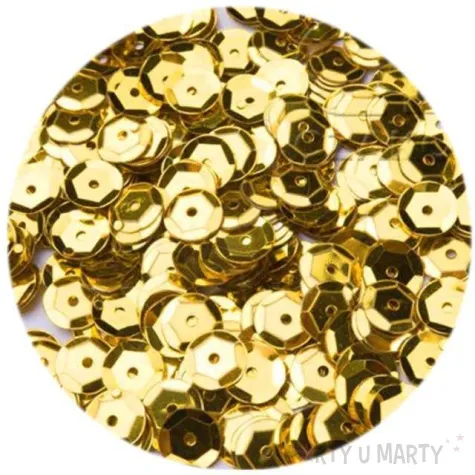 cekiny classic metalic zlote 6 mm 12 g czakos