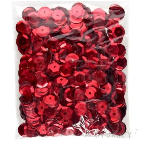 cekiny classic metalik czerwony 6mm brewis 10g