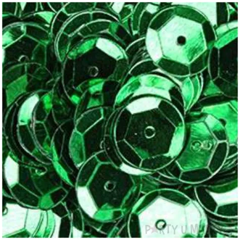 cekiny classic metallic zielone 9 mm 14 g titanum