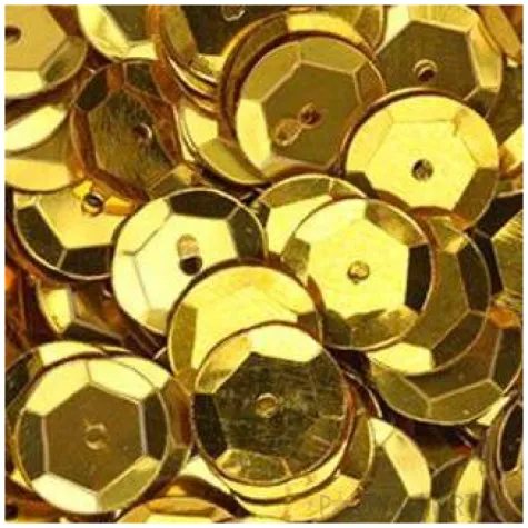 cekiny classic metallic zlote 9 mm 14 g titanum