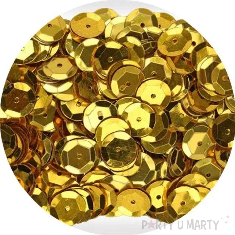 cekiny classic metallic zlote 9 mm 14 g titanum