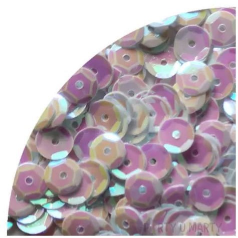 cekiny classic opalizujace bialy 6mm 10g