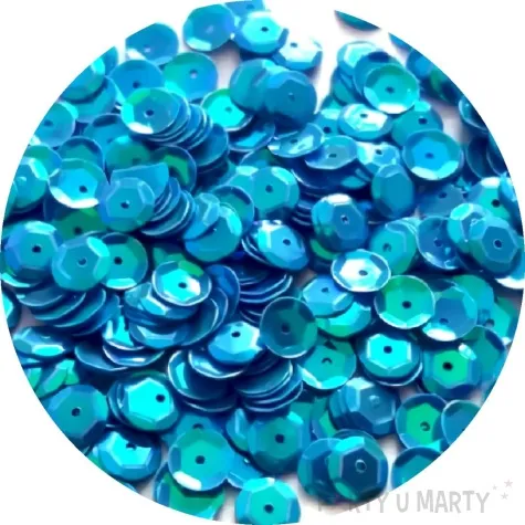 cekiny classic opalizujace niebieski 8 mm 10 g brewis