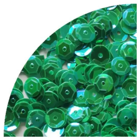 cekiny classic opalizujace zielony brewis 6mm 10g