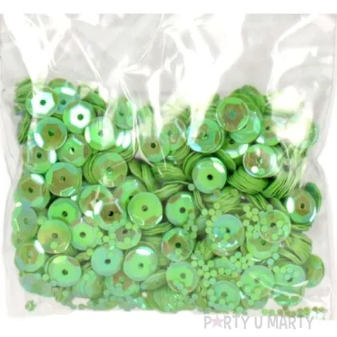 cekiny classic opalizujace zielony jasny 8 mm 10 g brewis