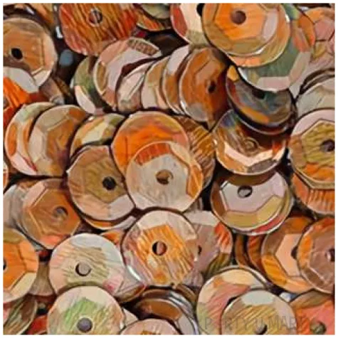 cekiny classic opalizujacy brazowe 7 mm 10 g titanum