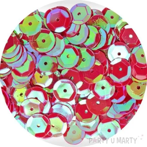 cekiny classic opalizujacy czerwone 9 mm 14 g titanum