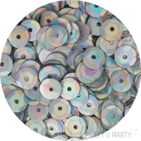 cekiny classic opalizujacy srebrne 7 mm 10 g titanum